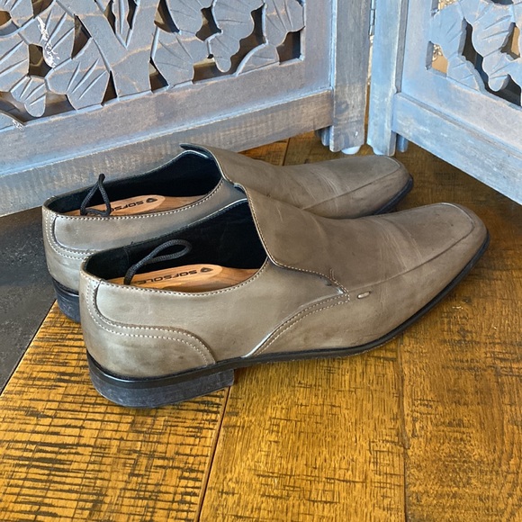 Mikekonos Mens Grey Loafer Size 10 - Picture 5 of 7